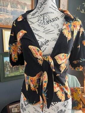 Free People Butterfly Wrap Top